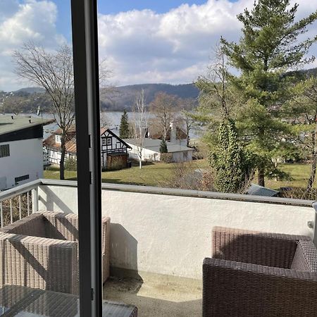 Gemutliche 93M2Fewo Mit 2 Schlafzimmern Und Seitlichem Seeblick Vom Balkon Scheid  Экстерьер фото
