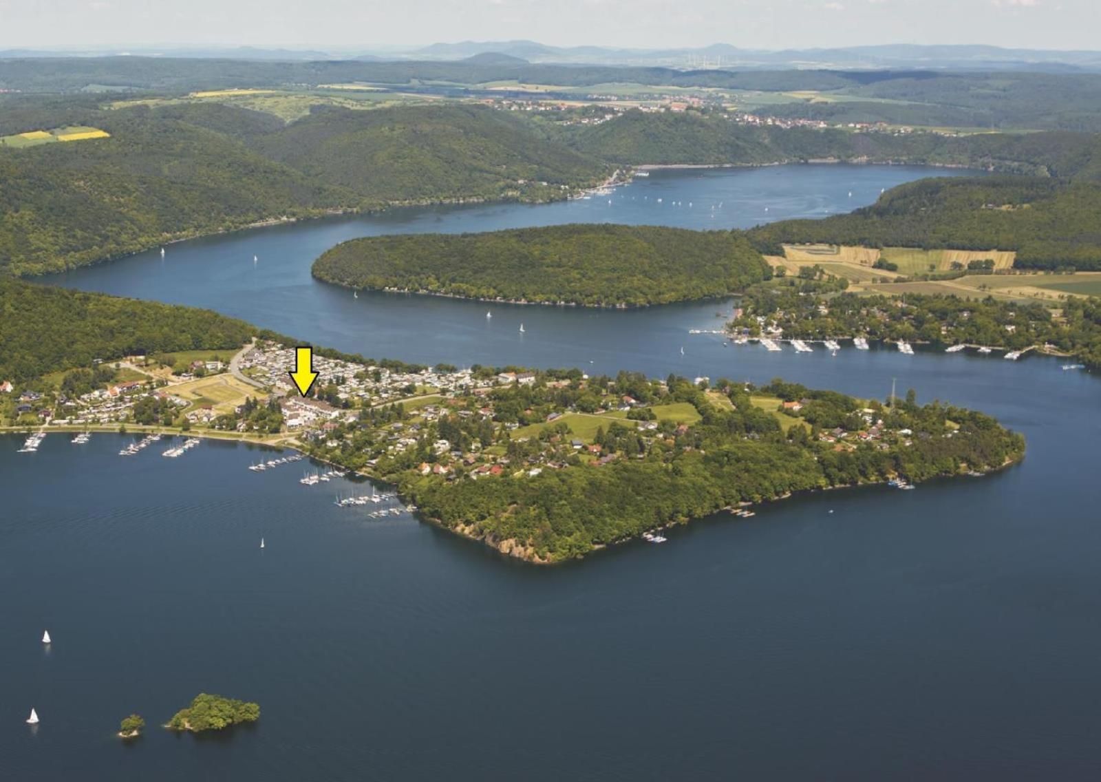 Gemutliche 93M2Fewo Mit 2 Schlafzimmern Und Seitlichem Seeblick Vom Balkon Scheid  Экстерьер фото